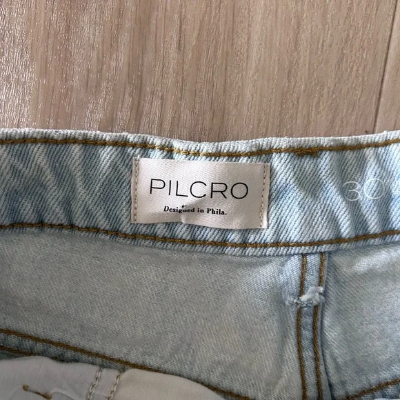 Pilcro Anthropologie NWOT Light Blue Denim Women's Shorts size 30 - Picture 3 of 6